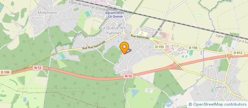 localisation de l'entreprise MONSIEUR BENJAMIN HUBERT HERV CHARDRON  LA QUEUE-LES-YVELINES