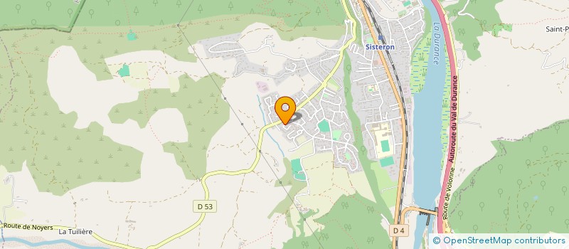 localisation de l'entreprise MONSIEUR BENJAMIN HUBIN à SISTERON