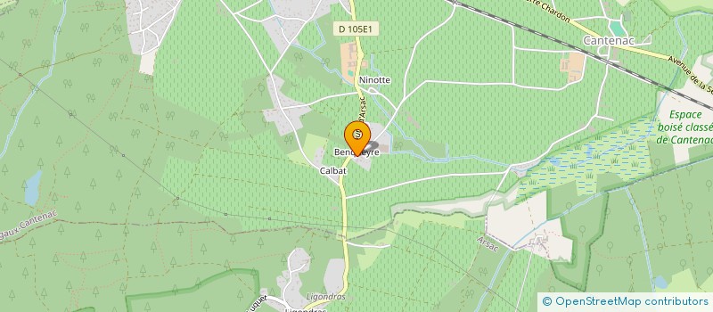 localisation de l'entreprise MONSIEUR BENJAMIN HUCHET  MARGAUX-CANTENAC