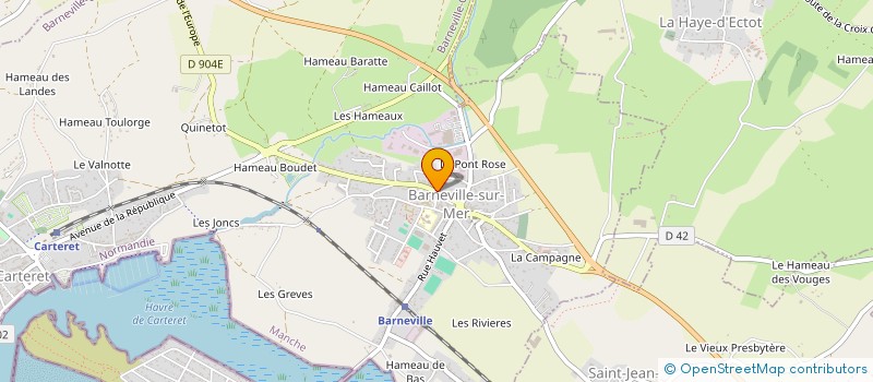 localisation de l'entreprise MONSIEUR BENJAMIN HUE  CHERBOURG-EN-COTENTIN