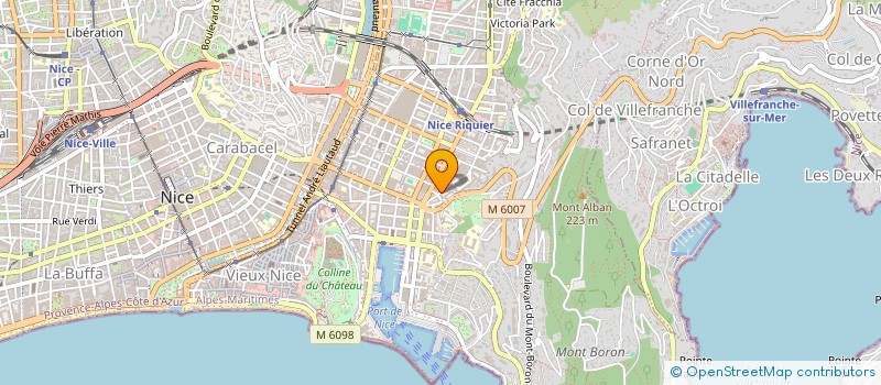localisation de l'entreprise MONSIEUR BENJAMIN HUGARD à NICE