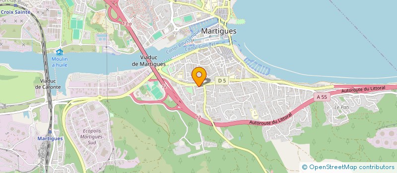 localisation de l'entreprise MONSIEUR BENJAMIN HUGUES à MARTIGUES