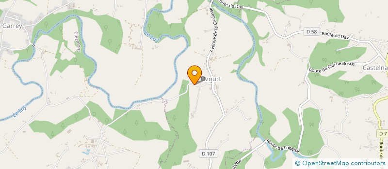 localisation de l'entreprise MONSIEUR BENJAMIN HUYSENTRUYT  OZOURT