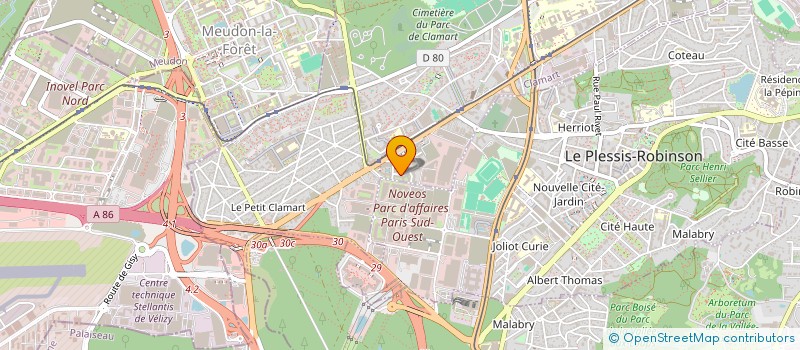 localisation de l'entreprise MONSIEUR BENJAMIN IFEKA MOMPONZA  CLAMART
