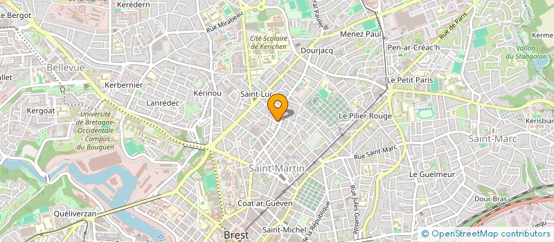 localisation de l'entreprise MONSIEUR BENJAMIN INIZAN à BREST