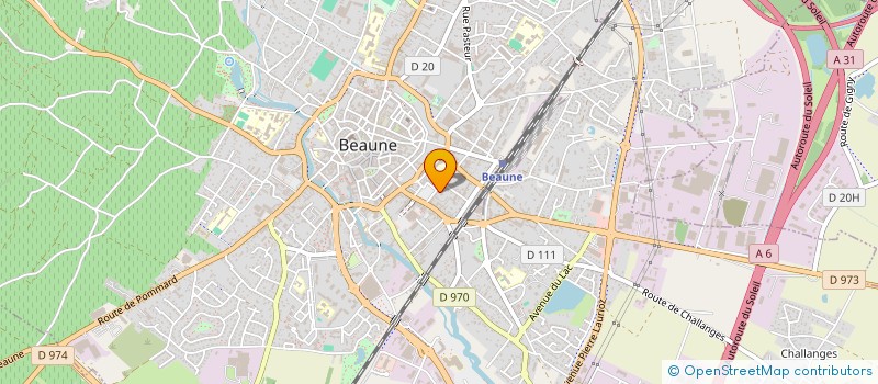 localisation de l'entreprise MONSIEUR BENJAMIN JACOB  RUFFEY-LES-BEAUNE