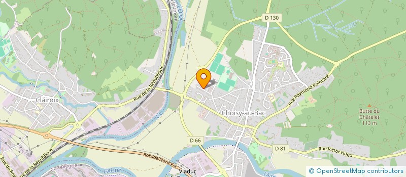 localisation de l'entreprise MONSIEUR BENJAMIN JACQUE  CHOISY-AU-BAC