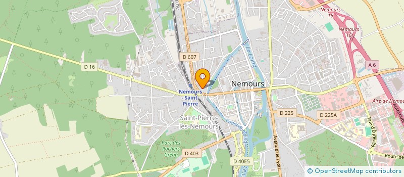 localisation de l'entreprise MONSIEUR BENJAMIN JAMET  NEMOURS