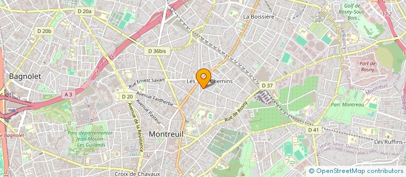localisation de l'entreprise MONSIEUR BENJAMIN JANIN à MONTREUIL
