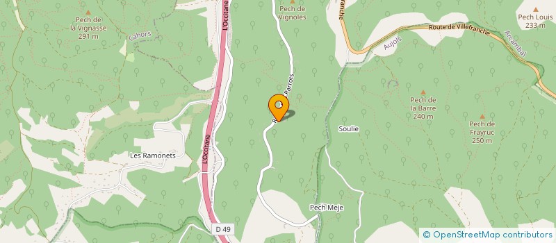 localisation de l'entreprise MONSIEUR BENJAMIN JANIS  ARCAMBAL