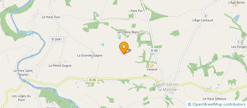localisation de l'entreprise MONSIEUR BENJAMIN JAQUES à SAINT-SORNIN-LA-MARCHE