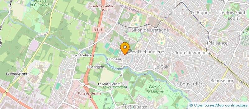 localisation de l'entreprise MONSIEUR BENJAMIN JARNET  SAINT-HERBLAIN