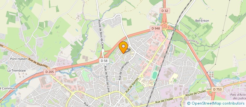 localisation de l'entreprise MONSIEUR BENJAMIN JARNIER à CHALLANS