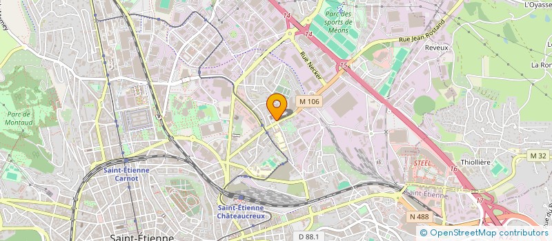 localisation de l'entreprise MONSIEUR BENJAMIN JAY  SAINT-ETIENNE