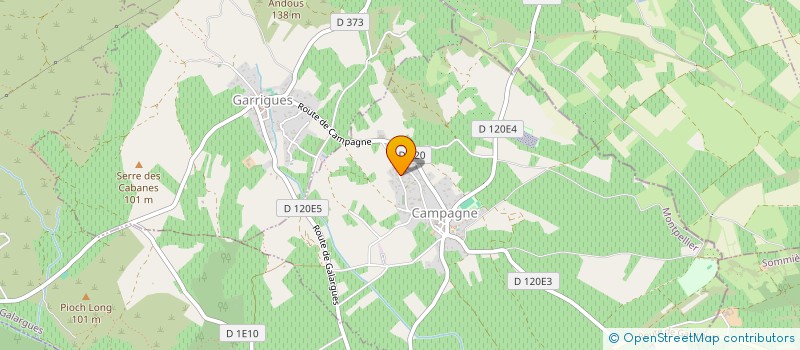 localisation de l'entreprise MONSIEUR BENJAMIN JEANJEAN  CAMPAGNE