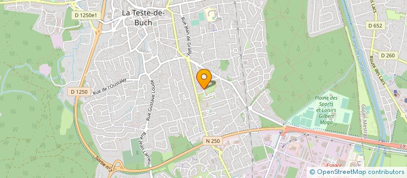 localisation de l'entreprise MONSIEUR BENJAMIN JESTIN à LA TESTE-DE-BUCH