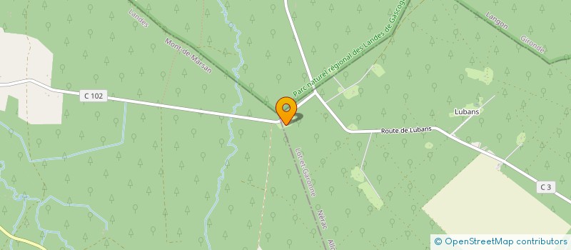 localisation de l'entreprise MONSIEUR BENJAMIN JORET  ALLONS