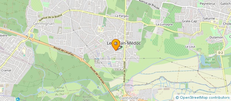localisation de l'entreprise MONSIEUR BENJAMIN JOURDAN  LE TAILLAN-MEDOC