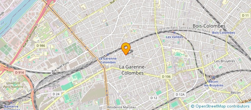 localisation de l'entreprise MONSIEUR BENJAMIN JOUSSE à LA GARENNE-COLOMBES