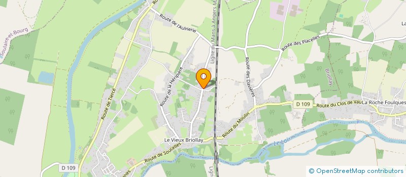 localisation de l'entreprise MONSIEUR BENJAMIN JUBEAU  BRIOLLAY