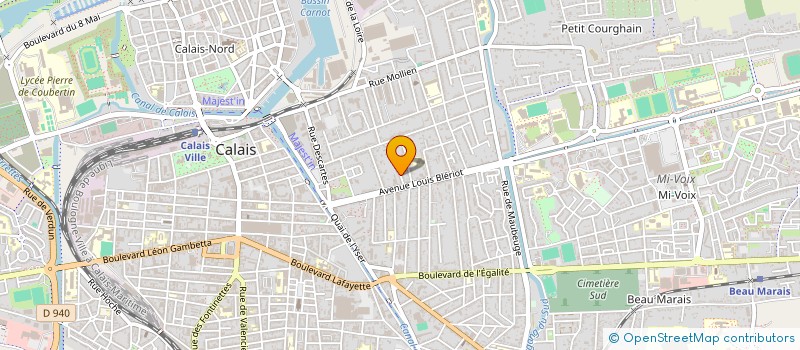 localisation de l'entreprise MONSIEUR BENJAMIN JUDE  CALAIS