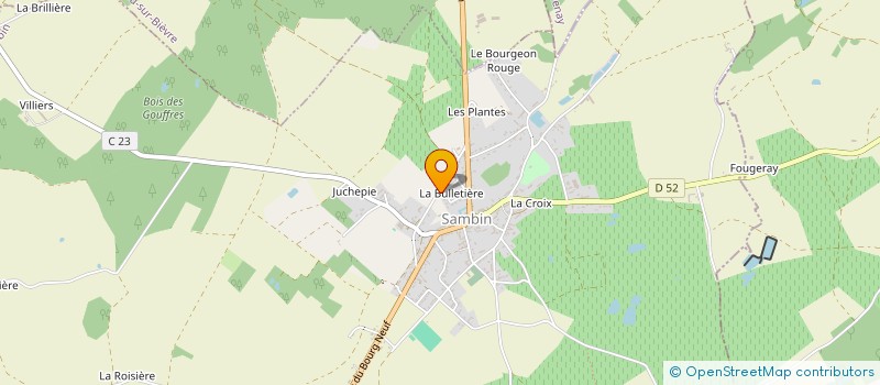 localisation de l'entreprise MONSIEUR BENJAMIN JUMEL  SAMBIN