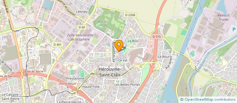 localisation de l'entreprise MONSIEUR BENJAMIN KANZA à HEROUVILLE-SAINT-CLAIR