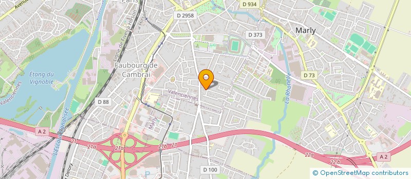 localisation de l'entreprise MONSIEUR BENJAMIN KEIGNART  VALENCIENNES