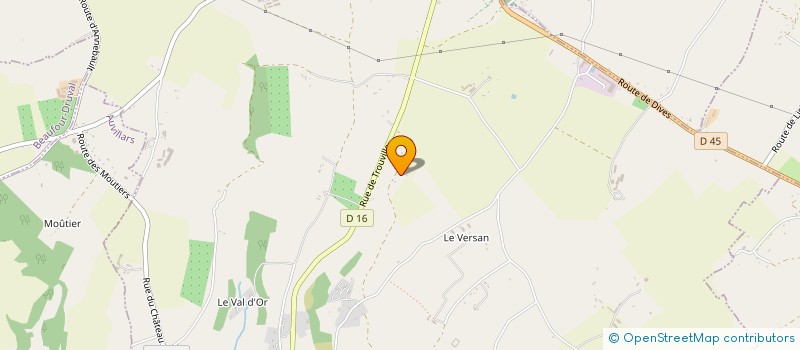 localisation de l'entreprise MONSIEUR BENJAMIN KEOMURDJIAN  MEZIDON VALLEE D'AUGE