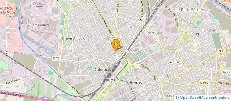 localisation de l'entreprise MONSIEUR BENJAMIN KERRAND  REIMS