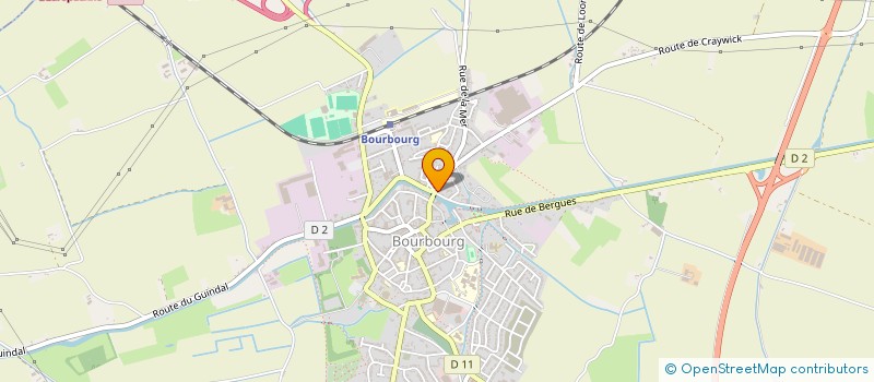 localisation de l'entreprise MONSIEUR BENJAMIN KERYNCK  BOURBOURG