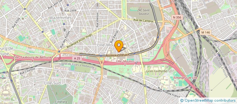 localisation de l'entreprise MONSIEUR BENJAMIN KIEFFER à LILLE