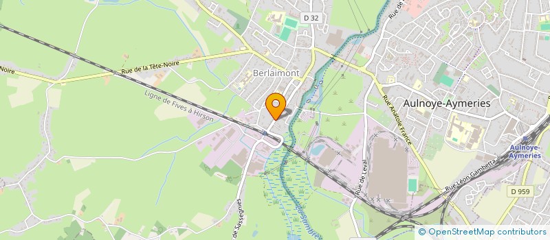 localisation de l'entreprise MONSIEUR BENJAMIN KNOCKAERT à BERLAIMONT
