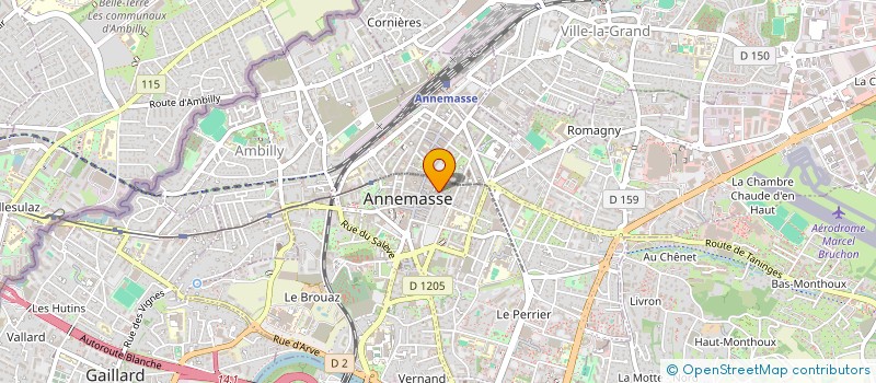 localisation de l'entreprise MONSIEUR BENJAMIN KOPP  ANNEMASSE