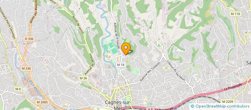 localisation de l'entreprise MONSIEUR BENJAMIN KOPPELOW à CAGNES-SUR-MER