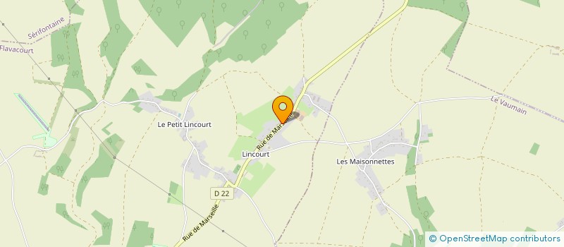 localisation de l'entreprise MONSIEUR BENJAMIN KPADENOU  FLAVACOURT