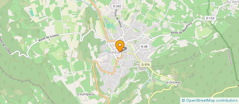 localisation de l'entreprise MONSIEUR BENJAMIN KRETTLY  MALAUCENE