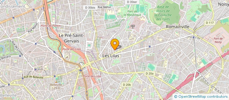 localisation de l'entreprise MONSIEUR BENJAMIN KRIEF à LES LILAS