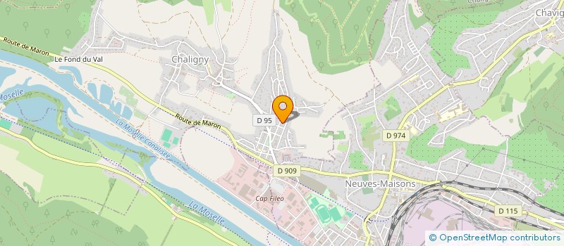 localisation de l'entreprise MONSIEUR BENJAMIN KUNTZ à CHALIGNY