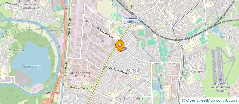 localisation de l'entreprise MONSIEUR BENJAMIN KUNTZ à STRASBOURG
