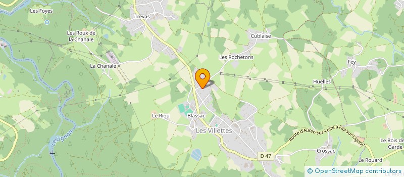 localisation de l'entreprise MONSIEUR BENJAMIN L HERETE  LES VILLETTES