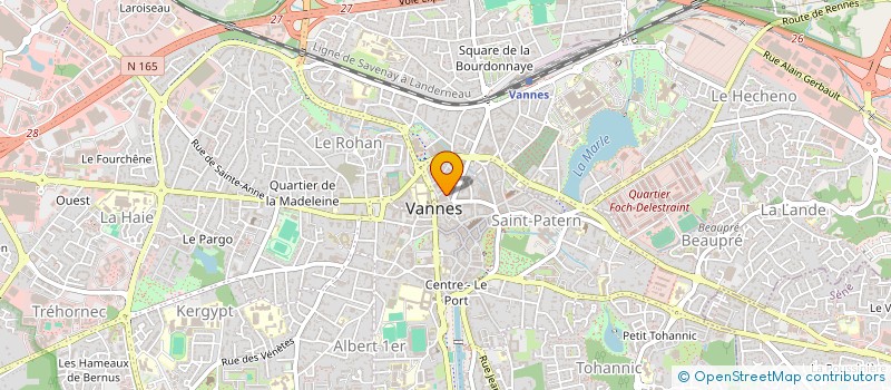 localisation de l'entreprise MONSIEUR BENJAMIN L'HEVEDER à VANNES