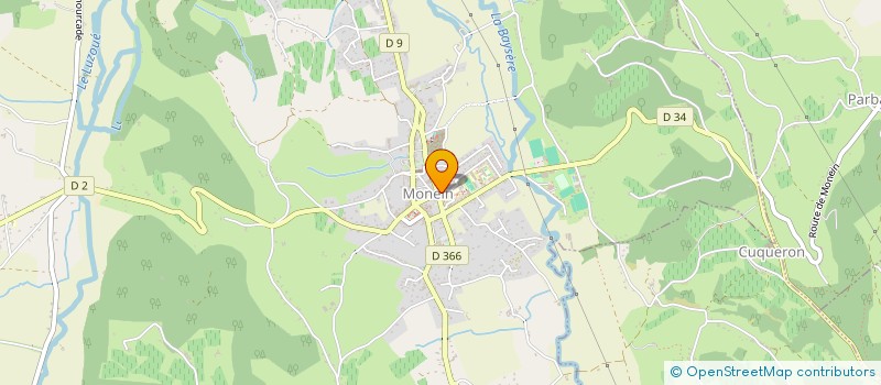 localisation de l'entreprise MONSIEUR BENJAMIN LABERDESQUE-CANDEBAIG  MONEIN