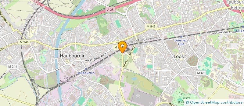 localisation de l'entreprise MONSIEUR BENJAMIN LABIE  HAUBOURDIN