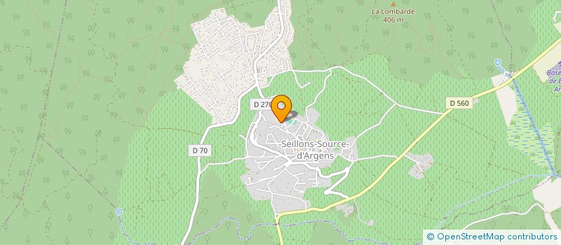 localisation de l'entreprise MONSIEUR BENJAMIN LABILLE  SEILLONS-SOURCE-D'ARGENS