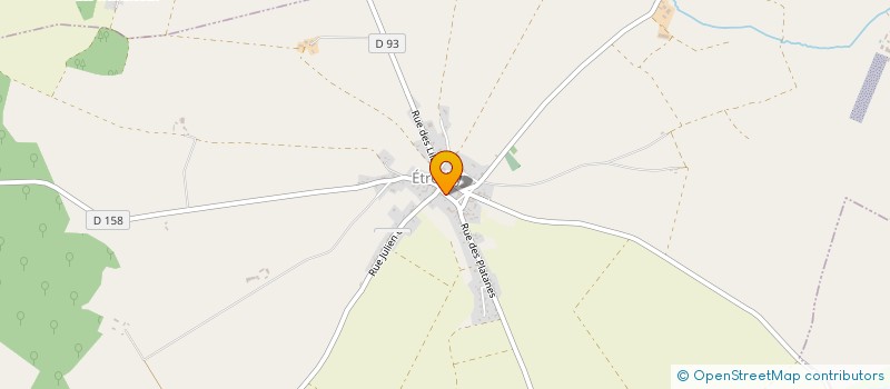 localisation de l'entreprise MONSIEUR BENJAMIN LABORDE  ETRECHY