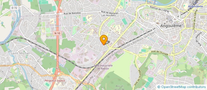 localisation de l'entreprise MONSIEUR BENJAMIN LABRUYERE à ANGOULEME