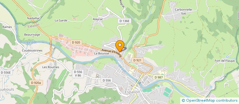 localisation de l'entreprise MONSIEUR BENJAMIN LACAN  SAINT-BEAUZELY