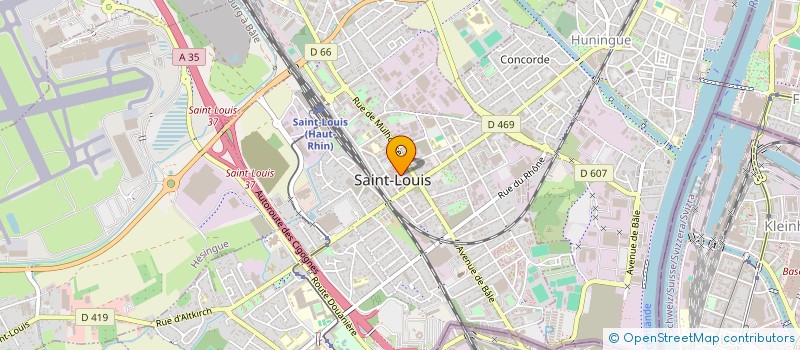 localisation de l'entreprise MONSIEUR BENJAMIN LAFRENE à SAINT-LOUIS