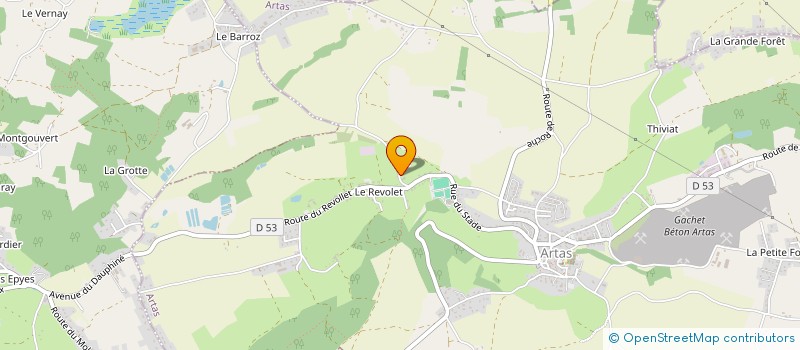 localisation de l'entreprise MONSIEUR BENJAMIN LAGASSE  ARTAS